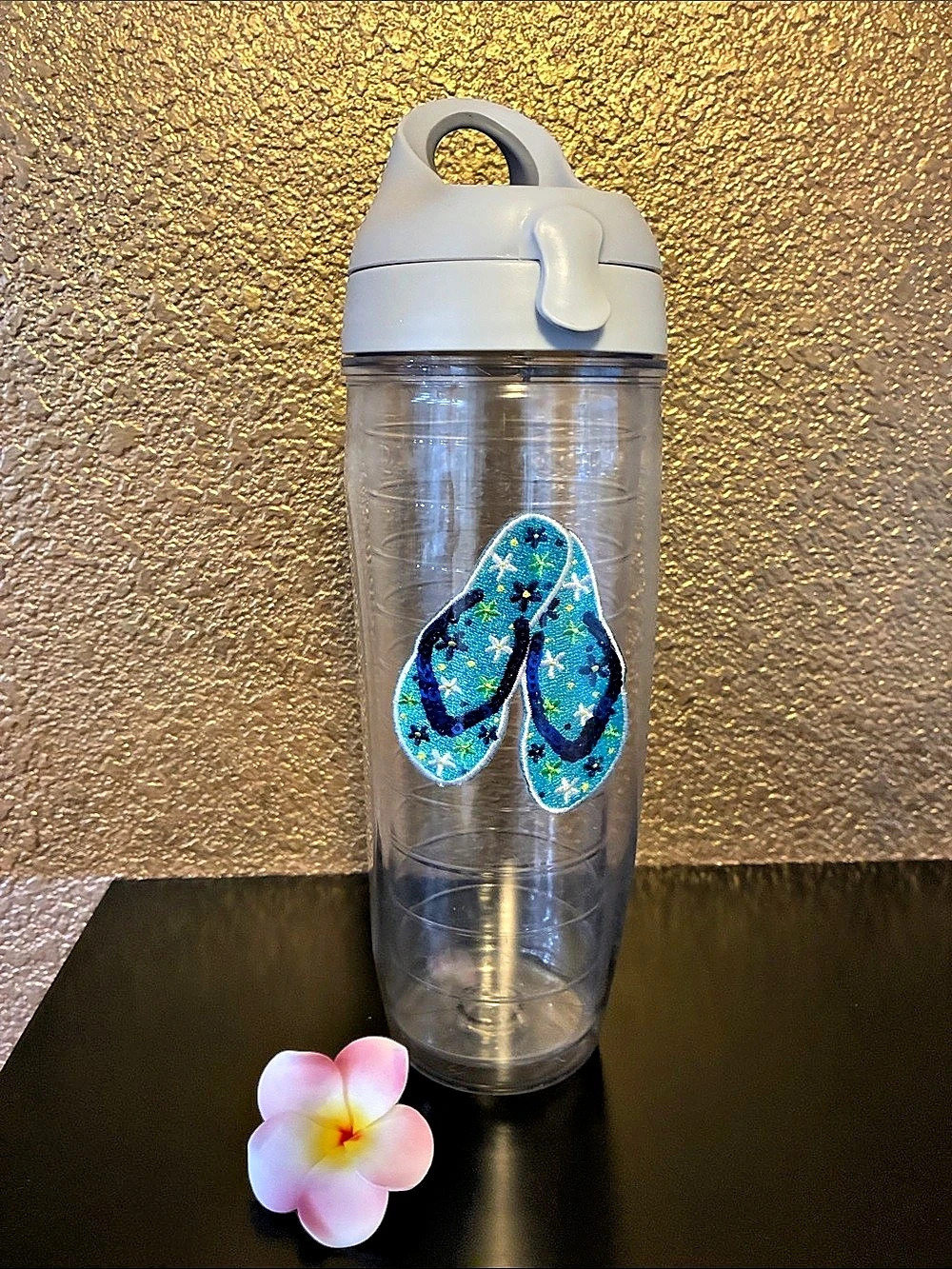 Tervis Flip Flops Embroidered Patch Insulated Travel Tumbler